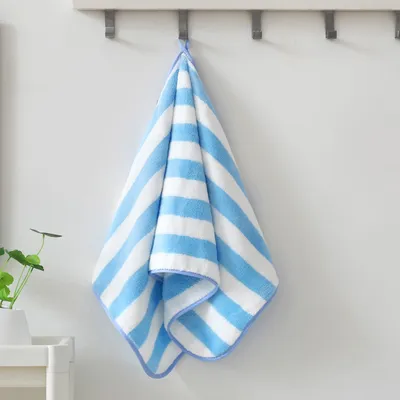 Home Warp Knitting Coral Fleece Wide Towel