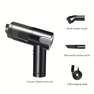 Wireless-silver Car Vacuum Cleaner Wireless Usb Charging Car Vacuum Cleaner Home Handheld Mini Desktop Vacuum Cleaner Portable