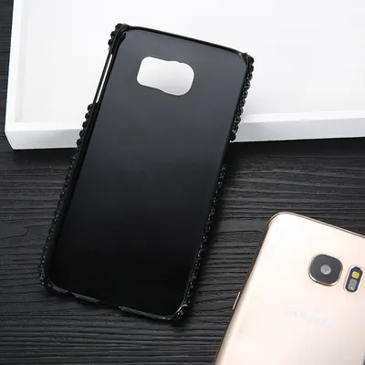 Mobile Phone Protective Shell Black Shell Skull Rhinestone