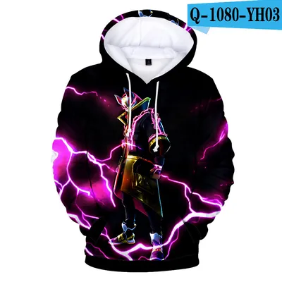 3D digital printing hooded sweatshirt
