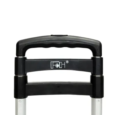 Portable Foldable Telescopic Trolley, Driver's Cart, Luggage Cart, Black