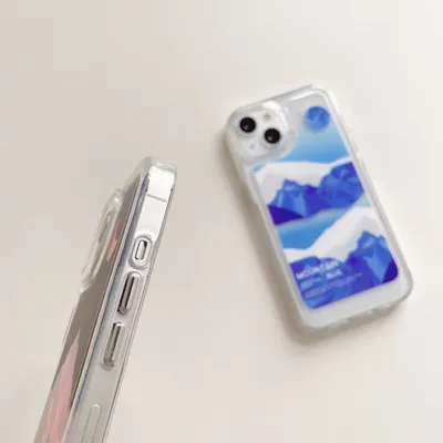 Cloud Moon Transparent Silicone Phone Case