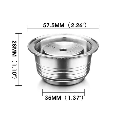 Refillable Stainless Steel Coffee Capsule Pod