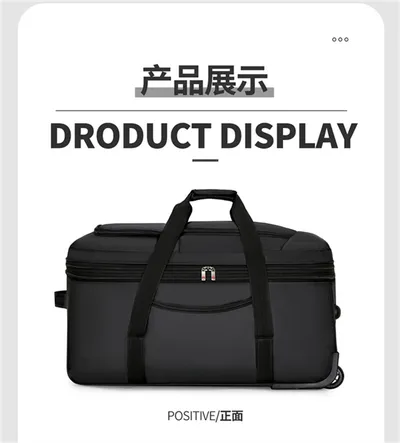 Women Travel Suitcase Trolley Bags Wheeled Bag Oxford Waterproof Rolling Luggage Travel Handbag