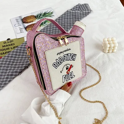 Chain crossbody bag