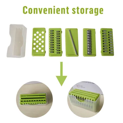 15 In 1 Vegetable Chopper Fruit Cutter Food Onion Veggie Dicer Slicer Peeler Kitchen