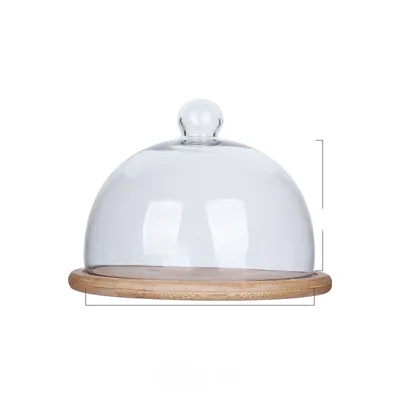 Cake Glass Cover Bread Transparent Cover Dust Cover
