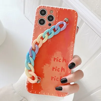 Color Chain Wristband Phone Case Bracelet