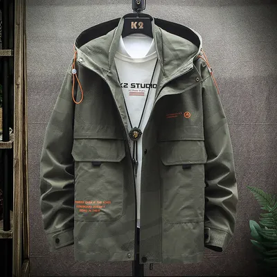 Men's Workwear Hooded Jacket