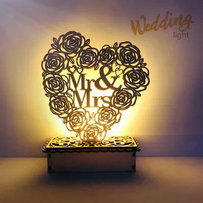Wooden DIY night light