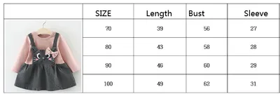 Printed long sleeve cartoon cat face bow baby dress