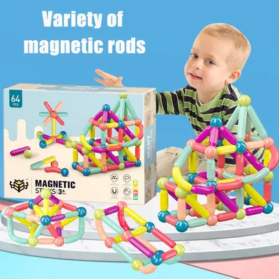 Baby Toys Magnetic Stick Building Blocks Game Magnets Children Set Kids Magnets For Children Magnetic Toy Bricks