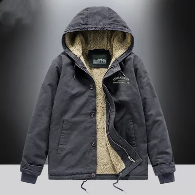 Product Information Workwear Jacket Cotton Coat Lamb Cashmere Cotton Coatl