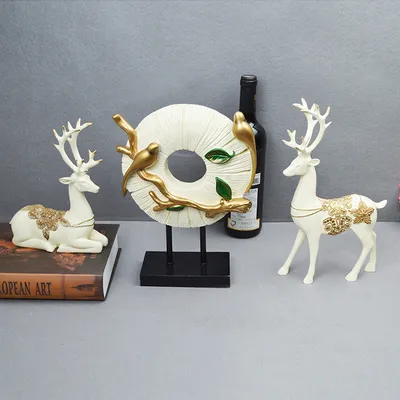Creative Magpie Home Decoration European-style Resin Craft