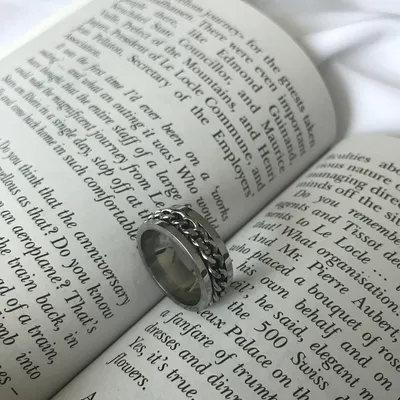 Men's Titanium Steel Index Finger Ring Men's Single