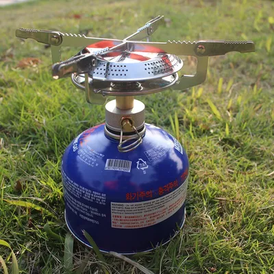 Portable Gas Burner Fishing Outdoor Cooking Camping Picnic Cook Stove Tool W
