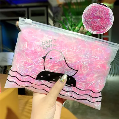 Disposable rubber band hair rope