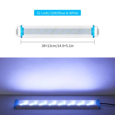 Ultra-thin aquarium light blue and white light