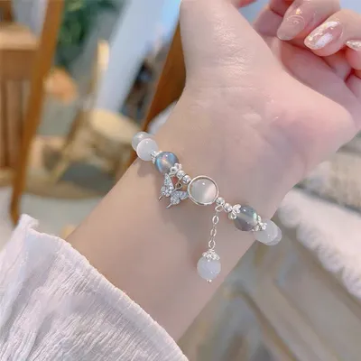 Fashion Jewelry  Women's Fashionable All-match Crystal Butterfly Bracelet