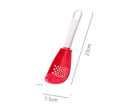 Multifunctional Slotted Spoon Grinding Cooking Spoon Mashed Auxiliary Food Ginger Garlic Spoon Press Potatoe Stir-frying Spatula Kitchen Gadget