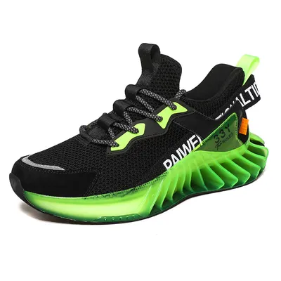 Knife Edge Socks Shoes Men's Shoes Flying Knitted Large Size