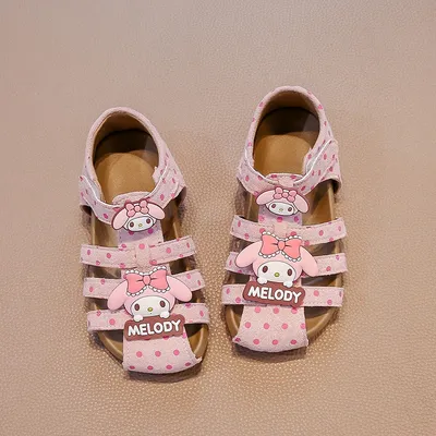 2026 Summer Baby Girls Closed-Toe Roman Sandals, Cute Bow Princess Kids Sandals