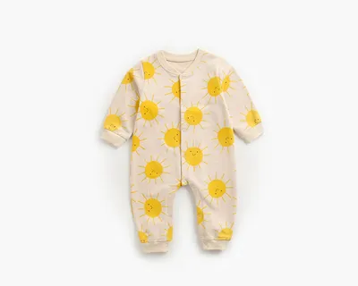 Baby Clothes Cartoon Long-Sleeved Romper