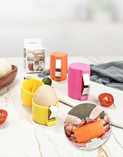 Egg Shell Opener For Hard Boiled Eggs Egg Peeler Tool Handheld Egg Topper Cutter Tool Easy Egg Cracker Tool Egg Slicer For Raw And Hard Boiled Eggs Kitchen Gadgets For Cooking And Baking