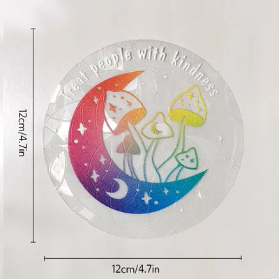 Electric Glass With PVC Non  Adhesive AntiCollision Window Stickers