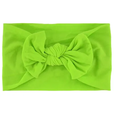 Super Stretchy Soft Knot Headbands With Hair Bows Head Wrap Hair Accessories For Newborn Baby Girls Infant Toddlers Kids