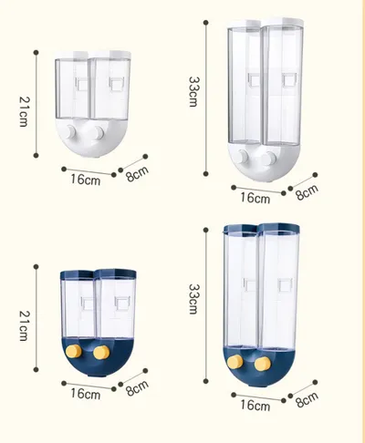 Kitchen supplies small general merchandise grain storage box food sealed can household grain storage tank plastic can