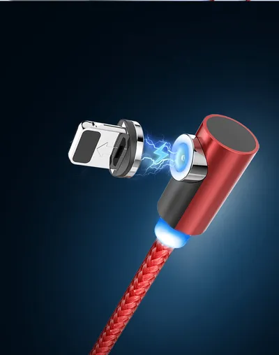 Nylon Braided Magnetic Mobile Phone Charging Cable