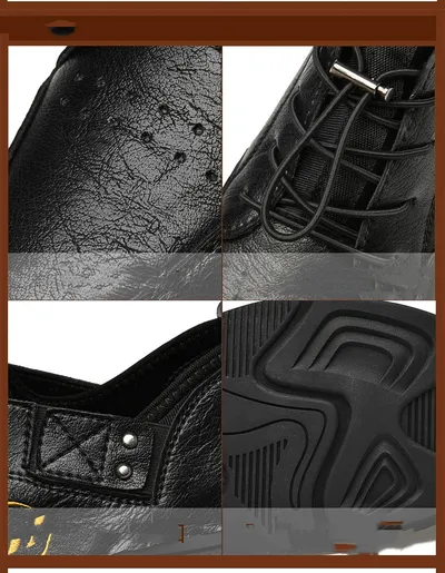 Breathable Fashion Casual Leather Shoes