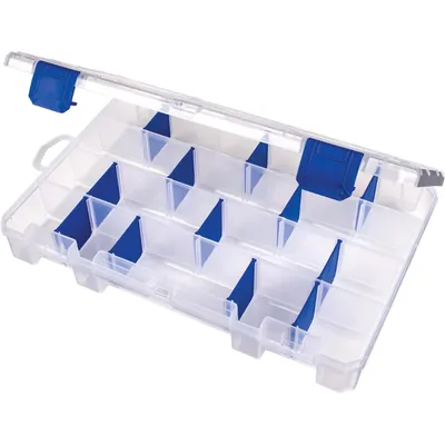 Outdoors Tuff Tainer Fishing Tackle Box With Zerust Anti Rust Dividers Clear Lure Organizer 11 Inch
