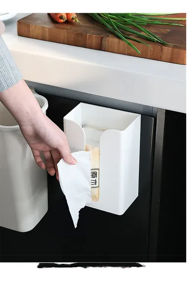 Kitchen tissue box seamless wall-mounted