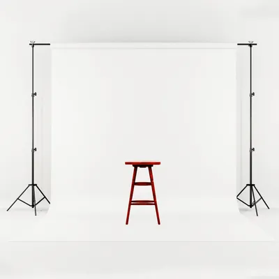 حامل خلفية تصوير فوتوغرافي وفيديو، قطعة واحدة، مقاس 6.5 × 10 قدم، قابل للتعديل، شديد التحمل، مع حقيبة حمل ومشابك.
