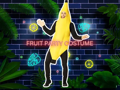 Halloween Carnival Party Costume Banana Prop Stage Performance Costume