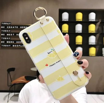 Silicone Wristband Refreshing Stand Phone Case