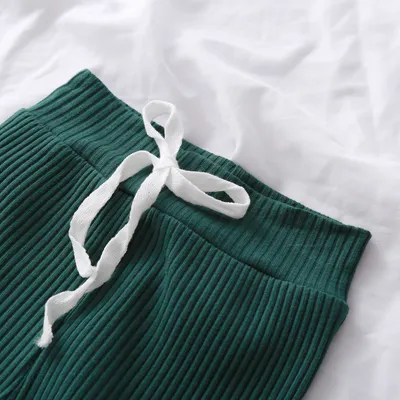 Baby Six-color Long-sleeved Top And Pants Suit