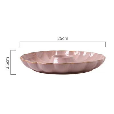 Japanese Petal Dumplings With Vinegar Dish