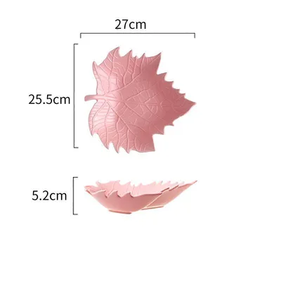 Ceramic Snack Plate For Creative Home Use