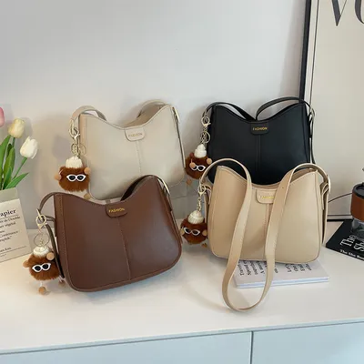 Casual Women's Shoulder Bag Fashion Large Capacity Crossbody Bags Women Solid Color Korean Style