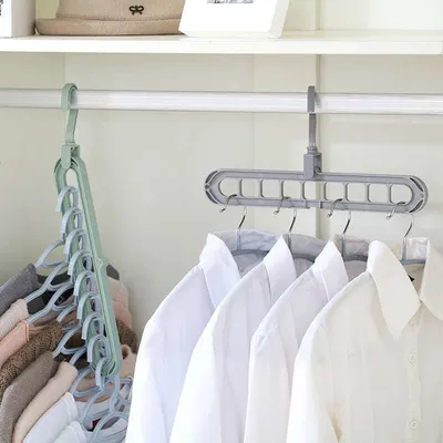 9-hole Clothes Hanger Organizer Space Saving Hanger