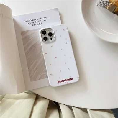 Simple Wave Dot Letter Phone Case