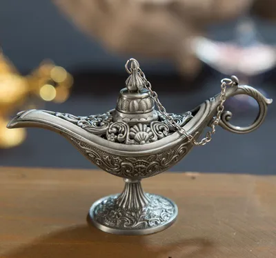 Metal Craft Wishing Lamp Aroma Diffuser Home Furnishing