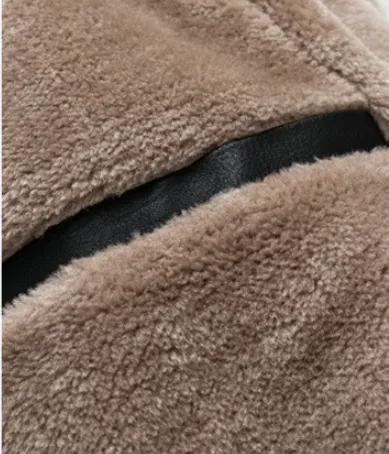Men's Fur Leather Motorcycle Leather Casual PU