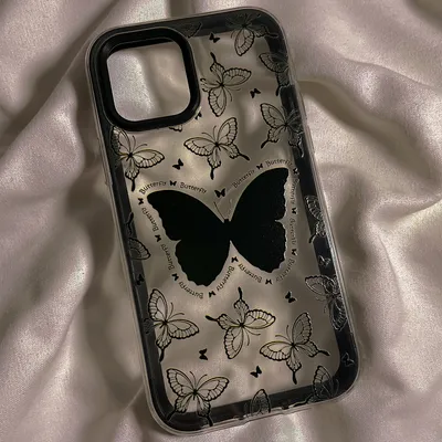Ins Style Exquisite Line Butterfly Phone Case