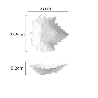 Ceramic Snack Plate For Creative Home Use