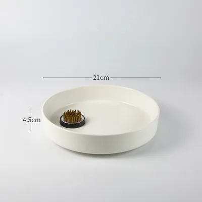 Japanese Flower Arrangement Ceramic Chinese Flower Plate
