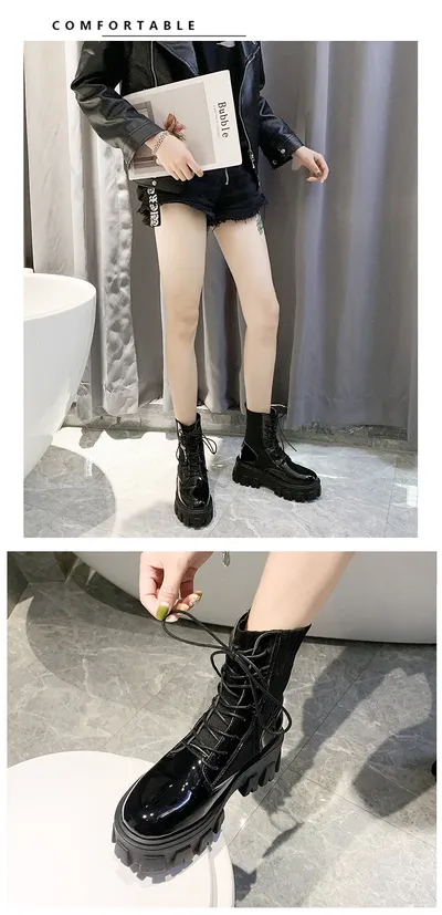 Autumn and winter breathable high-top Martin boots
